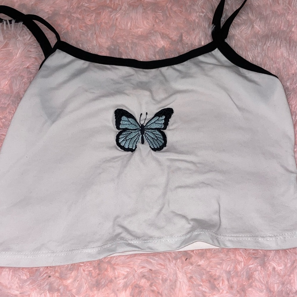 Embroidered tank top